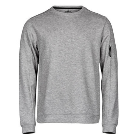 Tee Jays Pánska športová mikina TJ5700 Heather Grey