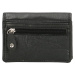 Double-D dámska kožená peňaženka Fh-séria - čierna