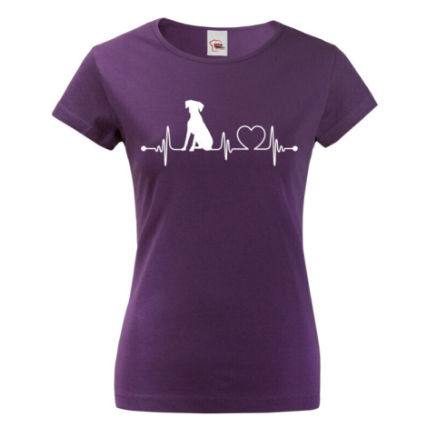 Dámské tričko pre milovníkov zvierat - Rhodéský ridgeback