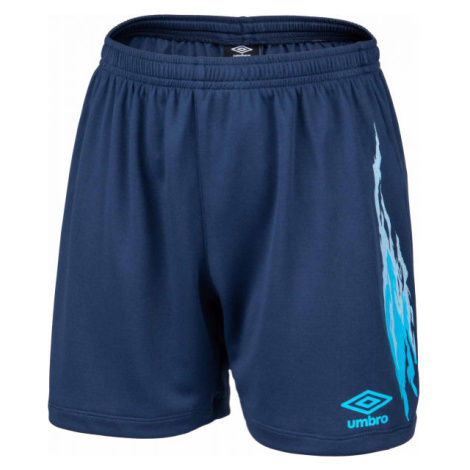 Umbro FW GRAPHIC KNIT SHORT JNR Chlapčenské športové šortky, tmavo modrá, veľkosť