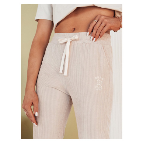 BEAR women's sweatpants beige Dstreet