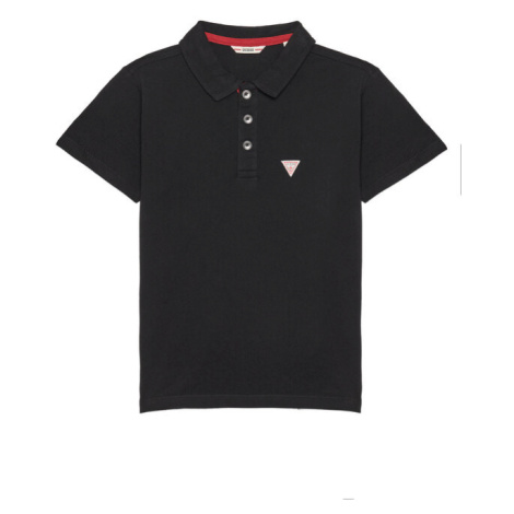 Guess Polokošeľa L2GP02 KAPY0 Čierna Regular Fit