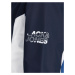 Jack & Jones Junior Prechodná bunda 'CARSON'  modrá / námornícka modrá / biela