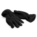 Beechfield Zimné rukavice Suprafleece Thinsulate - Čierna