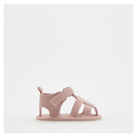 Reserved - Bavlnené sandále - Ružová