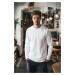 Trendyol White Slim/Slim Fit 100% Cotton T-shirt