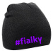 #FIALKY čapica #Fialky Čierna