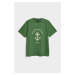 TRIČKO GANT D2. MARITIME T-SHIRT LEAF GREEN