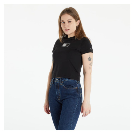 TOMMY JEANS Abo Raised Metallic Baby Tee Tommy Hilfiger