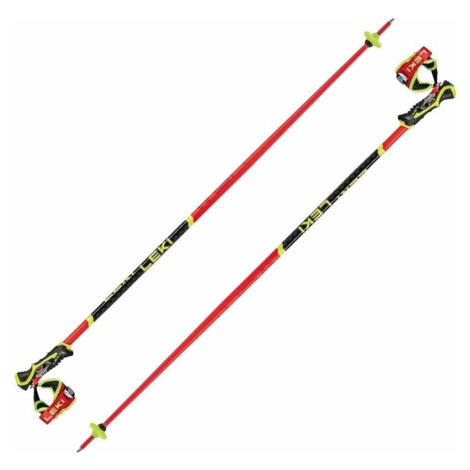 Leki WCR SL 3D Bright Red/Black/Neonyellow 115 cm Lyžiarske palice