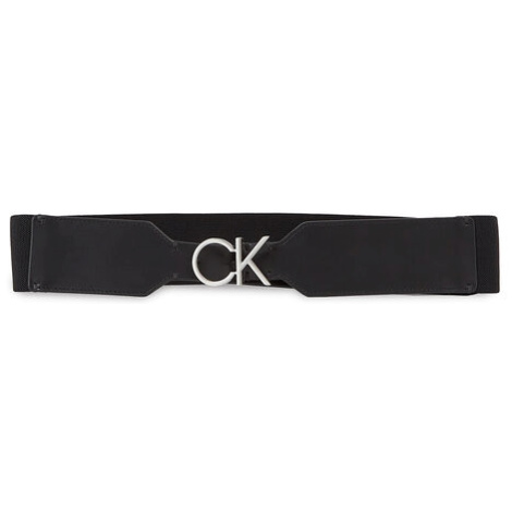 Calvin Klein Dámsky opasok Re-Lock Waist Belt 50Mm K60K611104 Čierna