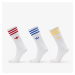 adidas High Crew Solid Socks 3-Pack White / Blue / Spark / Better Scarlet