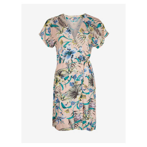 ONeill Light Pink Wrap Floral Dress O'Neill - Women