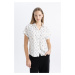 DEFACTO Cool Patterned Short Sleeve Shirt