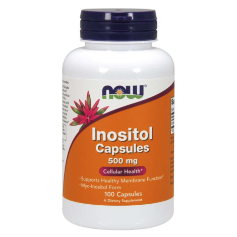 NOW® Foods NOW Inositol (myo-inositol), 500 mg, 100 kapsúl