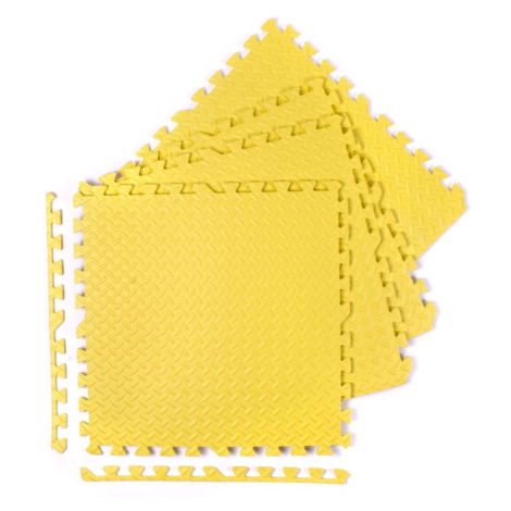 Puzzle podložka Sportago Easy-Lock 30x30x1,2 cm, 4 ks, žlutá