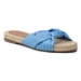 Tommy Hilfiger Espadrilky Th Stripes Flat Espadrille FW0FW06529 Modrá