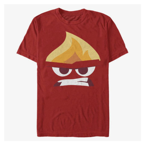 Queens Pixar Inside Out - Angry Face Unisex T-Shirt Red