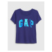 Modré dievčenské tričko Gap