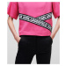Tričko Karl Lagerfeld Logo Tape T-Shirt Ružová