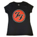 Foo Fighters tričko FF Logo Čierna