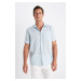 DEFACTO Regular Fit Polo Collar Short Sleeve Shirt