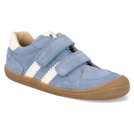 Barefoot detské tenisky Koel - Bali 2.0 Suede aqua svetlo modré