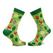 Rainbow Socks Súprava 2 párov vysokých ponožiek unisex Xmas Socks Balls Adult Gifts Pak 2 Farebn
