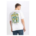 DEFACTO Comfort Fit Crew Neck Printed T-Shirt