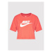 Nike Tričko Sportswear Essential BV6175 Oranžová Loose Fit