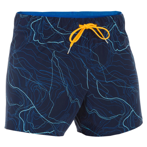 Pánske šortkové plavky Swimshort 100 krátke modré NABAIJI