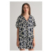 KOŠEĽA GANT REL MONOGRAM PRINT SS POPOVER EVENING BLUE