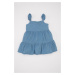 DEFACTO Baby Girl Strappy Jean Dress