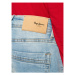 Pepe Jeans Džínsové šortky Becket PB800134 Modrá Slim Fit