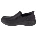 Čierne kožené slip-on tenisky Skechers Parson - Oswin 204866-BBK