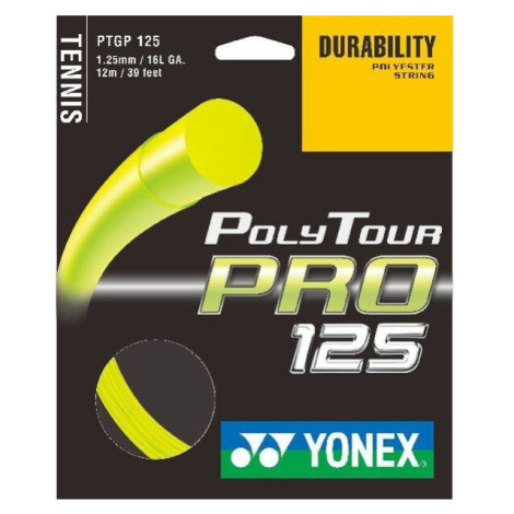 Yonex POLY TOUR PRO 125 Tenisový výplet, žltá, veľkosť