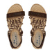 Manebi Espadrilky Sandals P 7.8 Y0 Hnedá