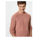 Koton Knitwear Sweater Crew Neck Soft Textured Slim Fit Long Sleeve