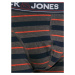 JACK & JONES Boxerky 'Jacjohn'  námornícka modrá / sivá melírovaná / oranžová melírovaná / biela