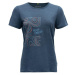 Devold HELLESYLT MERINO 130 TEE Dámske tričko, tmavo modrá, veľkosť