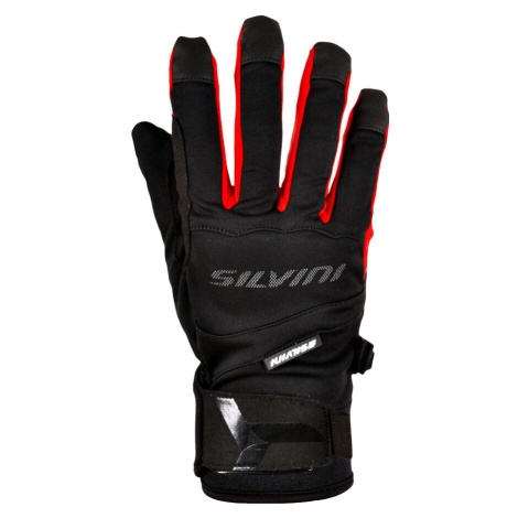 Cycling gloves Silvini Fusaro black-red, XL