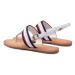 Tommy Hilfiger Sandále Corporate Webbing Flat Sandal FW0FW06232 Biela