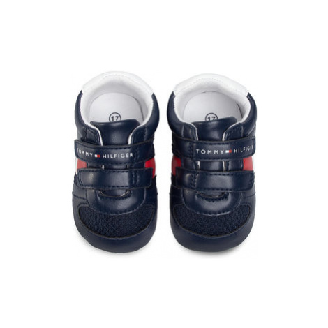 Tommy Hilfiger Sneakersy Velcro Shoe T0B4-30191-0271 Tmavomodrá