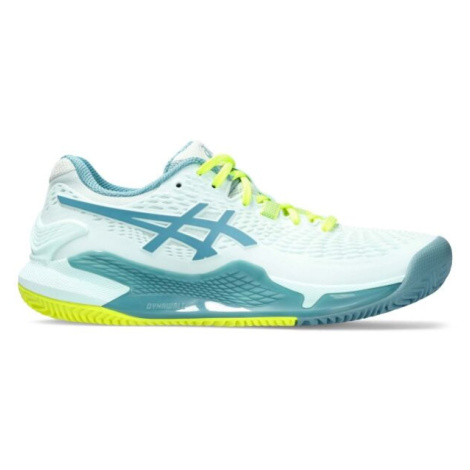 ASICS GEL-RESOLUTION 9 W CLAY Dámska tenisová obuv, svetlo zelená, veľkosť 39.5