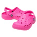 Dievčenské kroksy (rekreačná obuv) CROCS Baya Clog K electric pink