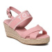 Tommy Hilfiger Espadrilky Seasonal Webbing Mid Wedge FW0FW07091 Ružová