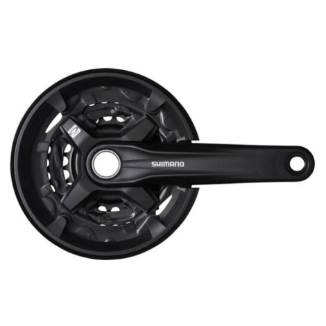 SHIMANO kľuky s prevodníkom - ALTUS M210 175mm 40/30/22 - čierna