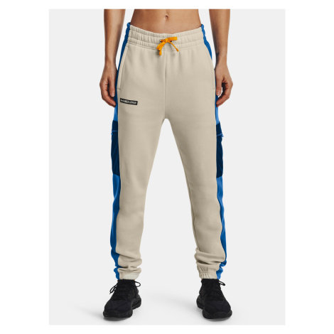 Tepláky Under Armour Rival Fleece Pant - hnedá