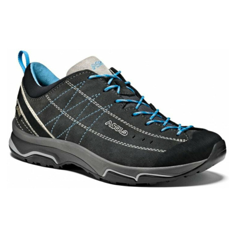 Women's Outdoor Shoes Asolo Nucleon GV Graphite Silver Cyan Blue UK 6.5