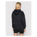 New Balance Úpletové šaty Athletics Erin Loree Hoodie WD11506 Čierna Oversize